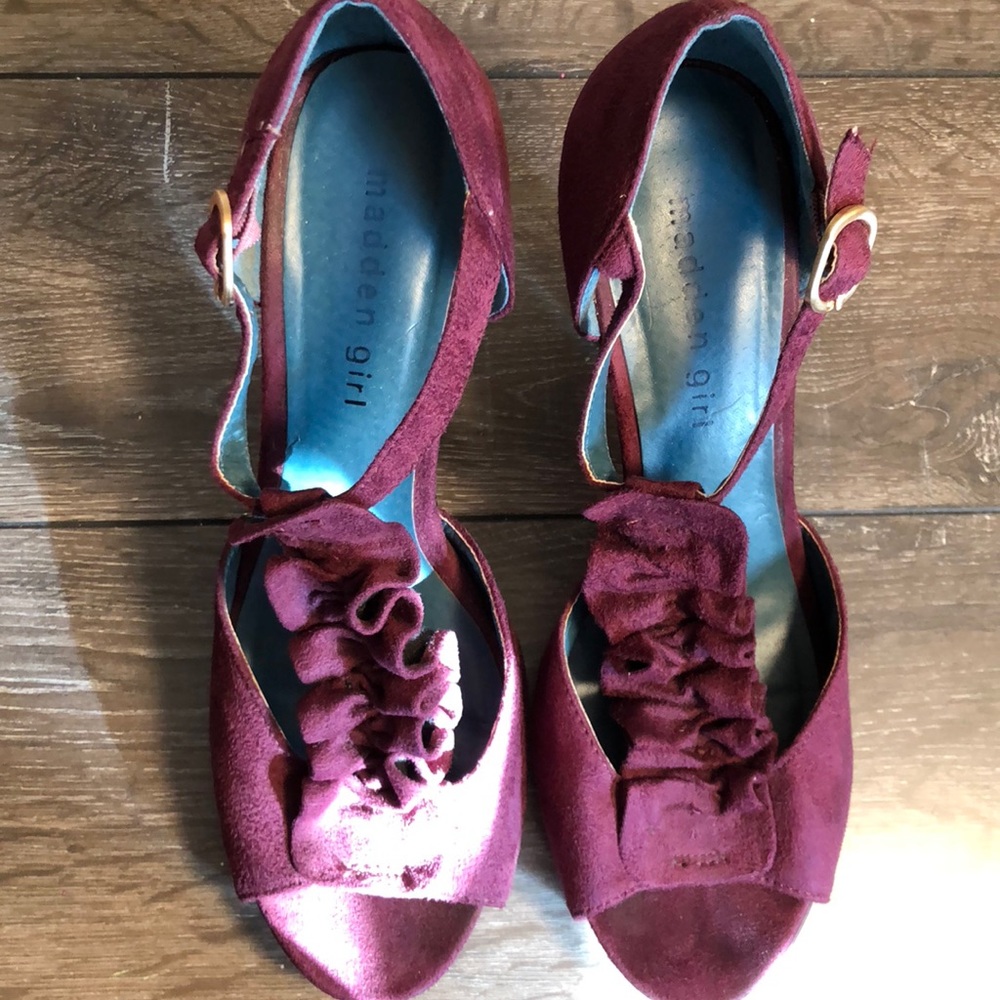 Steve Madden plum heels